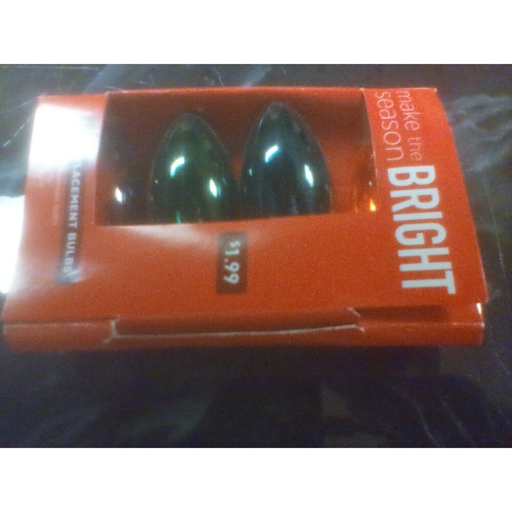 4 Pack Incandescent Multicolor Transparent C9 Bulbs